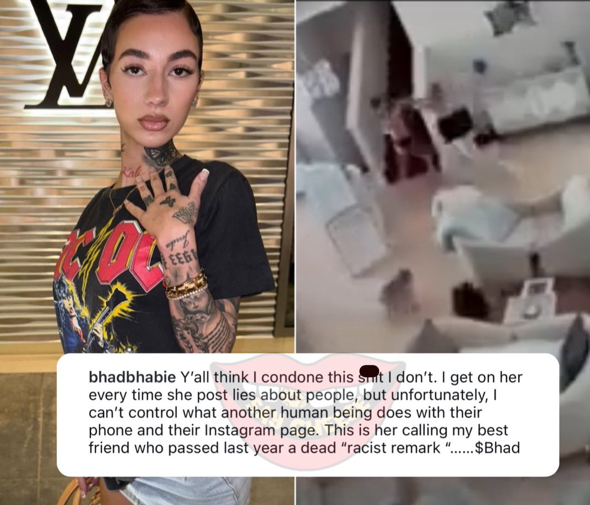 SaycheeseDGTL's tweet image. Bhad Bhabie shares video of her smacking her mom for allegedly disrespecting her deceased friend