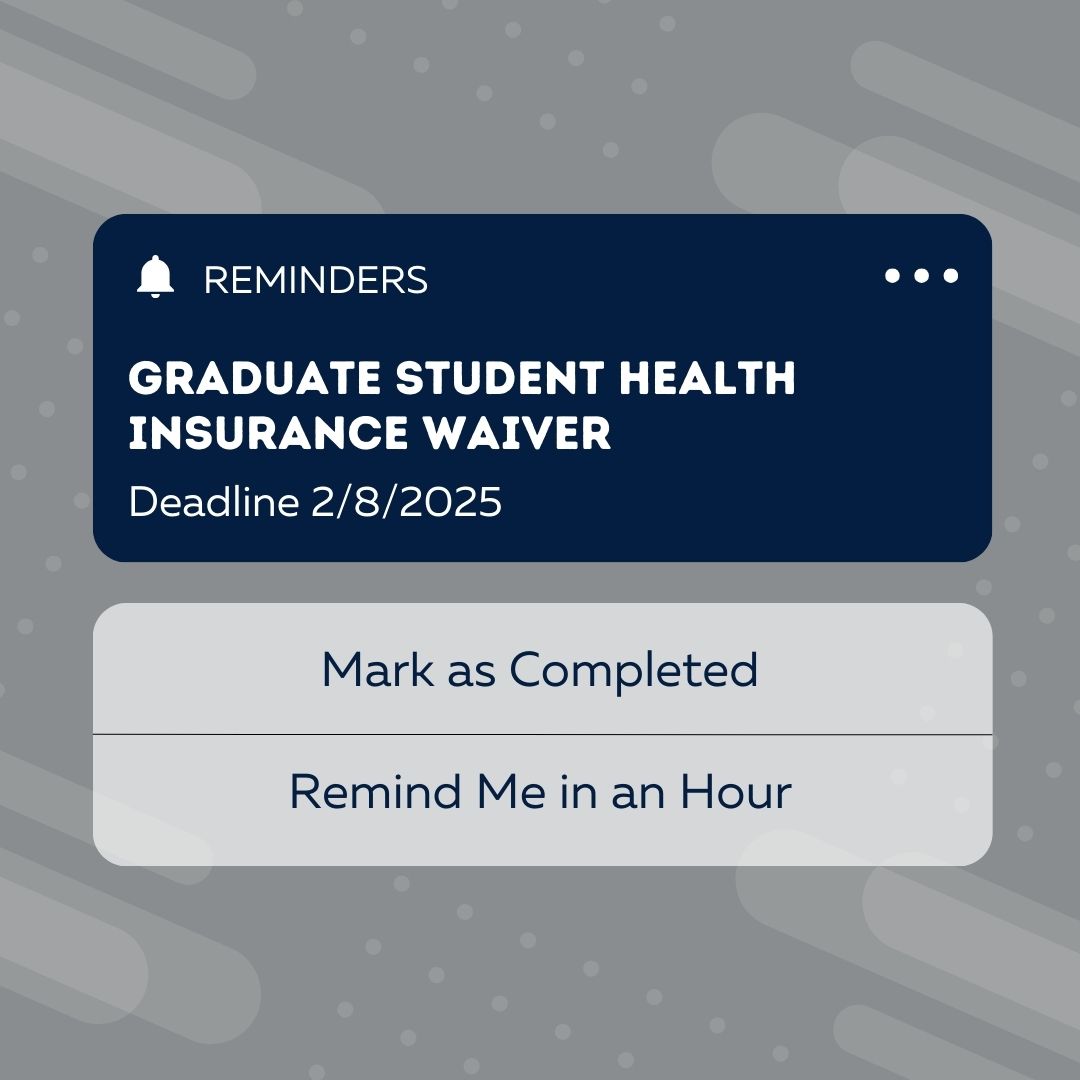 UNR Graduate School (@unrgradschool) on Twitter photo Graduate students are automatically enrolled in mandatory health insurance. IF you have existing and comparable coverage, you may be able to waive out by completing your waiver form by Feb. 8.
For more information visit our website: unr.edu/grad/current-s… Graduate students are automatically enrolled in mandatory health insurance. IF you have existing and comparable coverage, you may be able to waive out by completing your waiver form by Feb. 8.
For more information visit our website: unr.edu/grad/current-s…