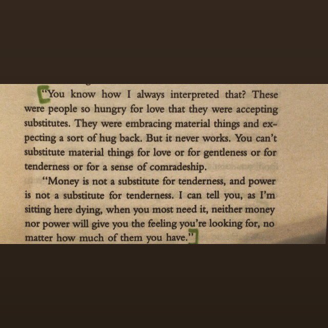 Tuesdays with Morrie 🖤