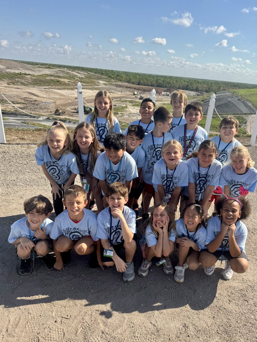 Third graders visited the Collier County landfill and recycling center today. They learned so much about how to keep our community clean for years to come! <a href="/LaurelOakElem/">Laurel Oak Elem.</a> <a href="/collierschools/">Collier County Public Schools</a>