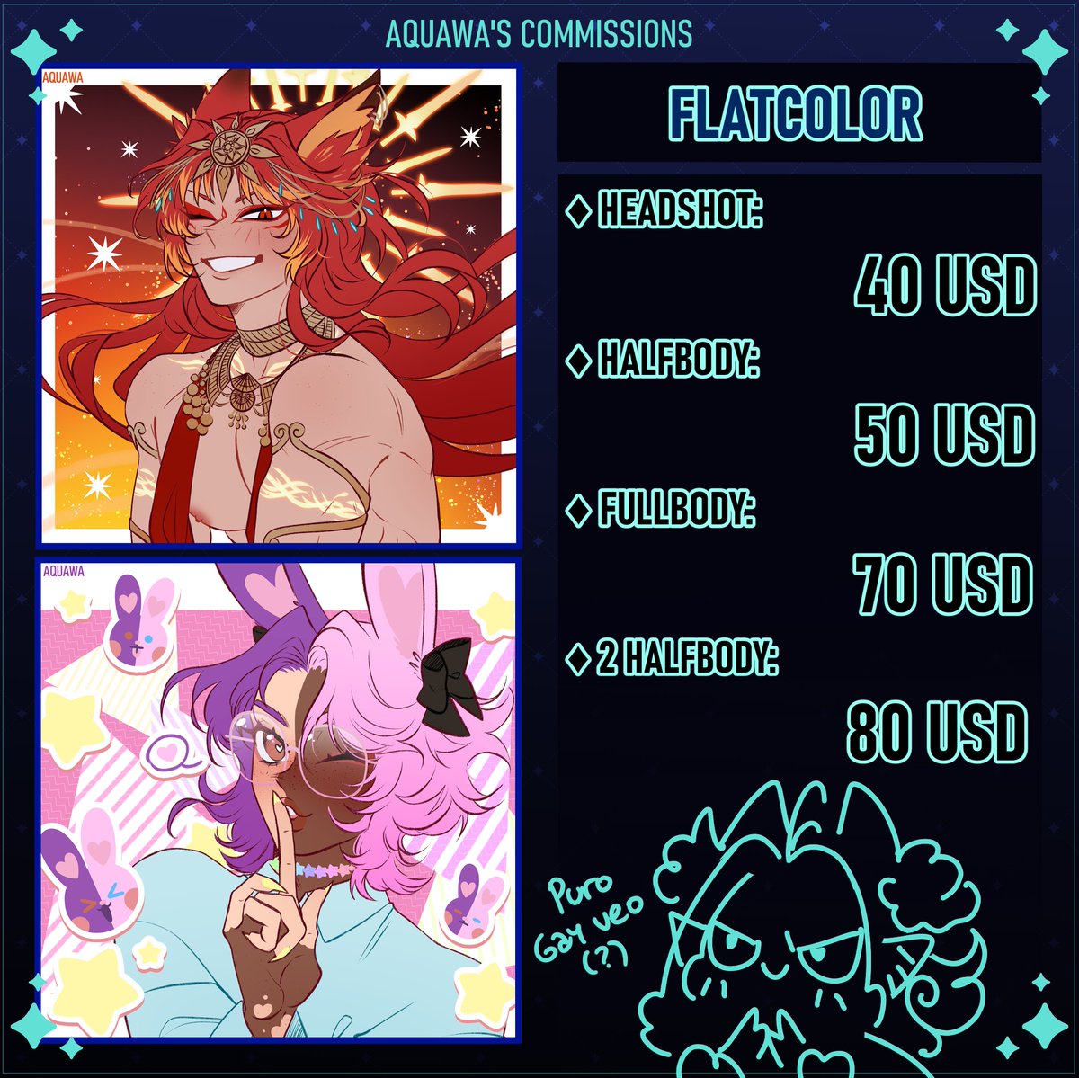 💙Aqua💙VGEN COMMS OPEN!! tweet media
