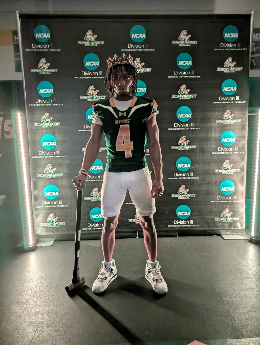 blessed to receive a offer from ⁦<a href="/Methodist_FB/">Methodist University FB</a>⁩