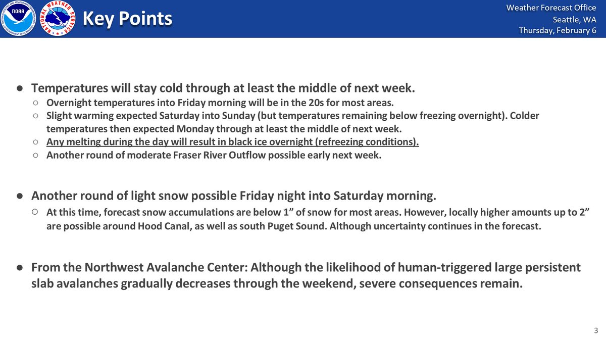 ghcdem's tweet photo. 🌡️Overnight temperatures tonight into Friday morning dip into the 20s. It will remain chilly through at least the middle of next week. 🥶 Any melting snow will result in black ice overnight.  Another light round of snow possible Friday night into Saturday morning. Stay Safe ❄️ https://t.co/Xd1pHZ91aT