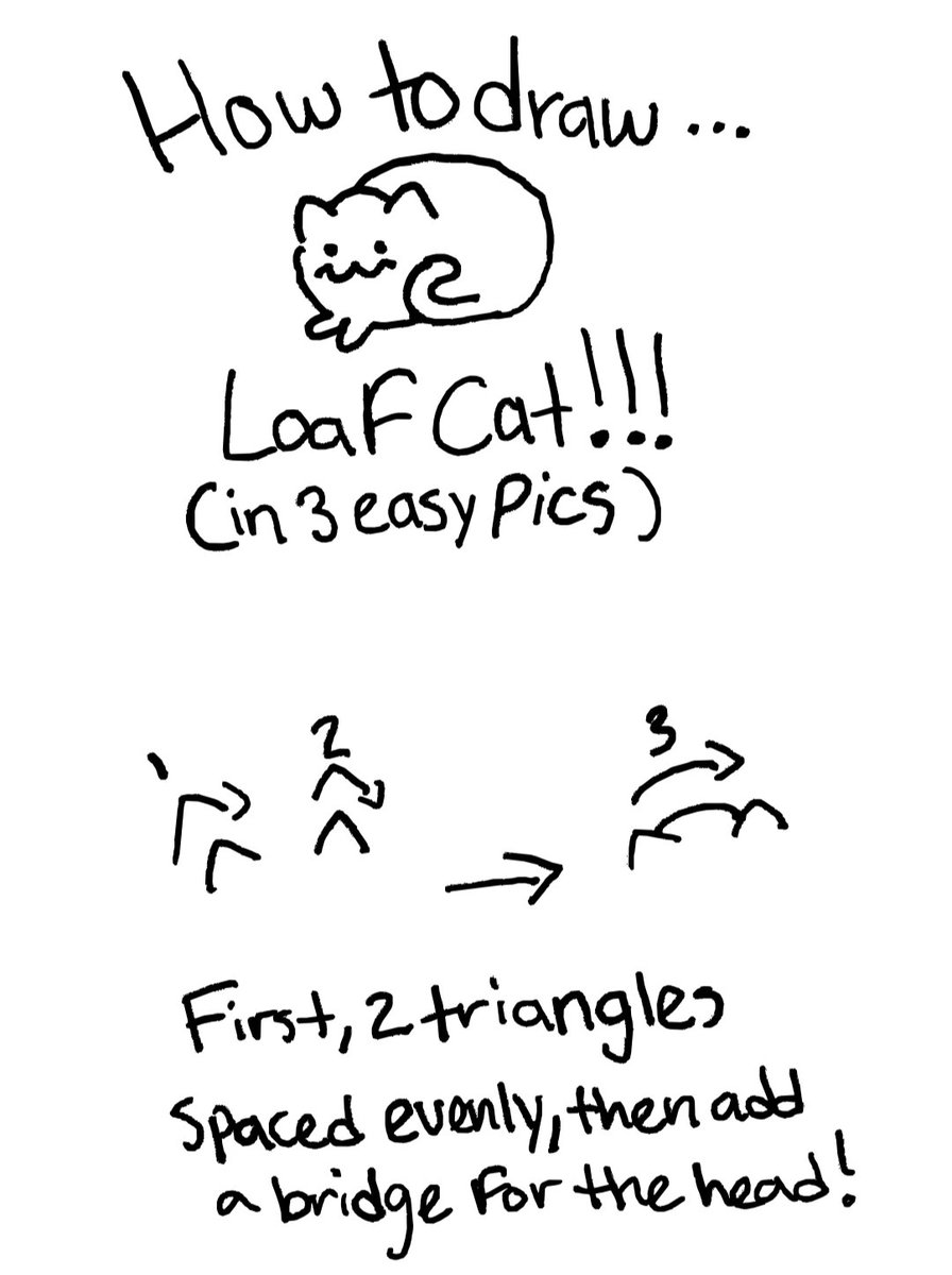 thesupbross's tweet photo. How to Draw: fat loaf kibby !!! Try it out !  : D https://t.co/lKvdo6okpJ
