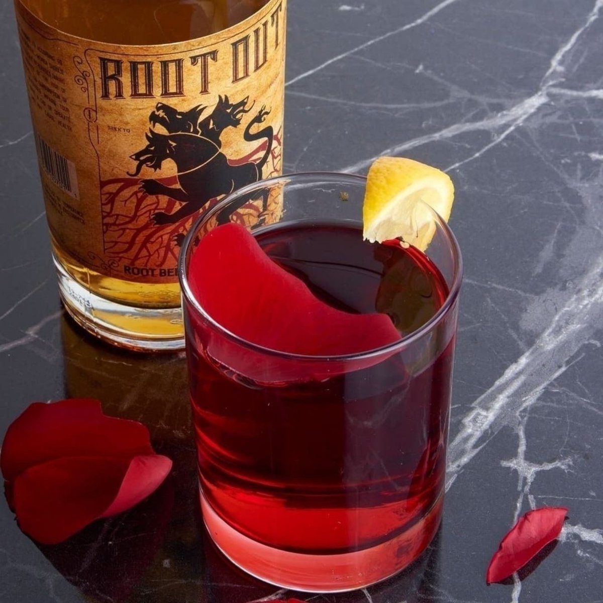 Rootoutwhisky's tweet photo. A love as bold as the Hound of Hades—dark, mysterious, and dangerously smooth.

#rootoutwhisky #rootoutcocktail #whiskynation #canadianwhisky #whiskeylover https://t.co/tESYAwbjxd