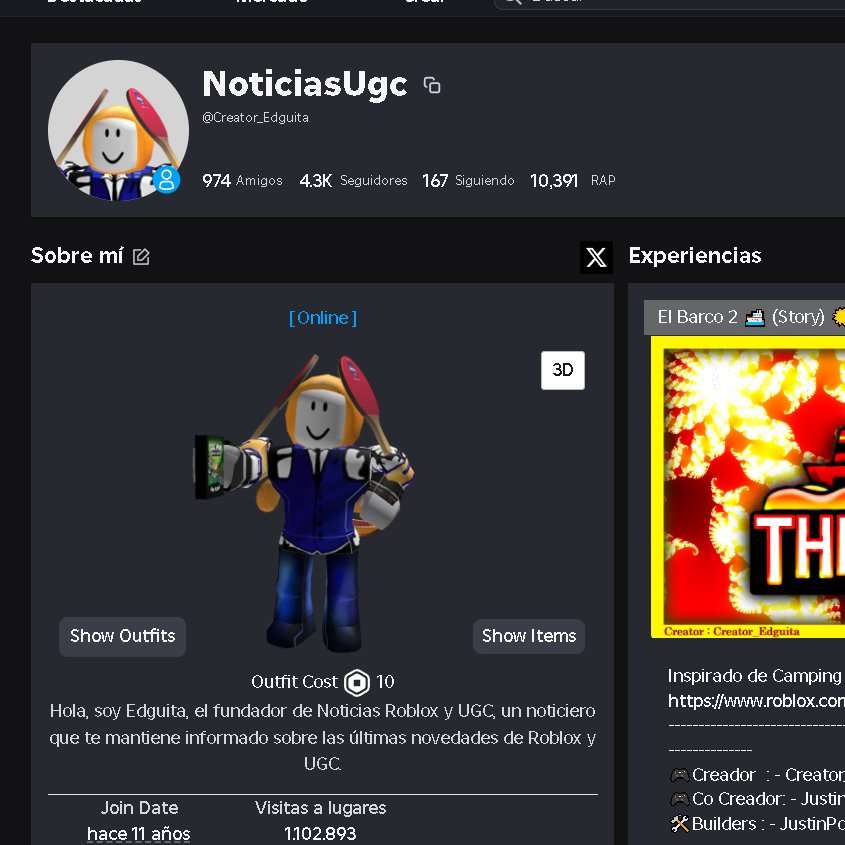📰 Noticias Roblox y UGC ➤ tweet media