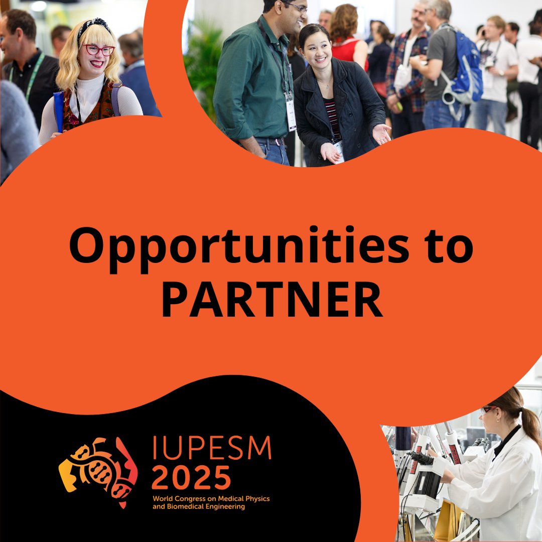 Boost your brand at IUPESM World Congress 2025!

Sponsorship &amp; exhibition packages help you connect, amplify &amp; engage with top researchers, practitioners &amp; decision-makers in biomedical engineering &amp; medical physics.

🔗 Secure your spot: wc2025.org/sponsor-exhibi…

#IUPESM2025