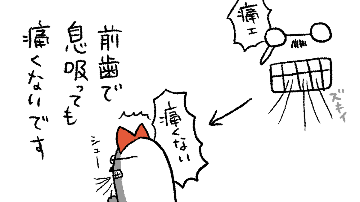 知覚過敏用歯磨き粉で日に五回くらい磨いてたら歯があんまり痛くなくなってきました…!! 
