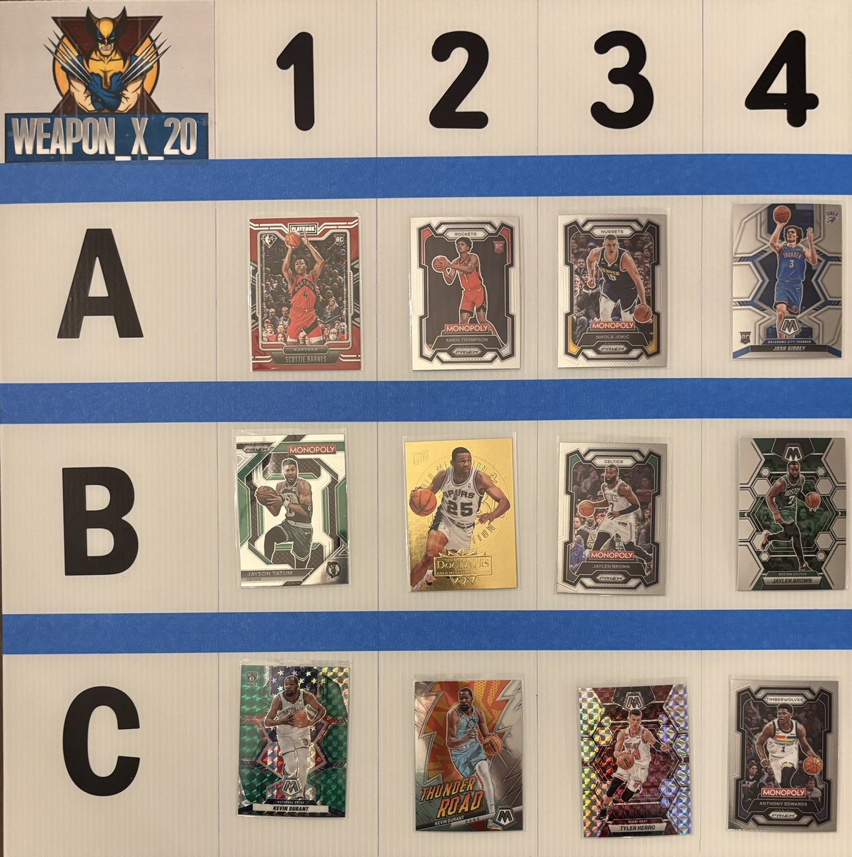 It’s 🏀 season!  Trying to find a good pc home before these go into a team bag and stored away.

Shipping info in 📍 post

NBA 41

$1 per

#StaXSale
#TheHobby