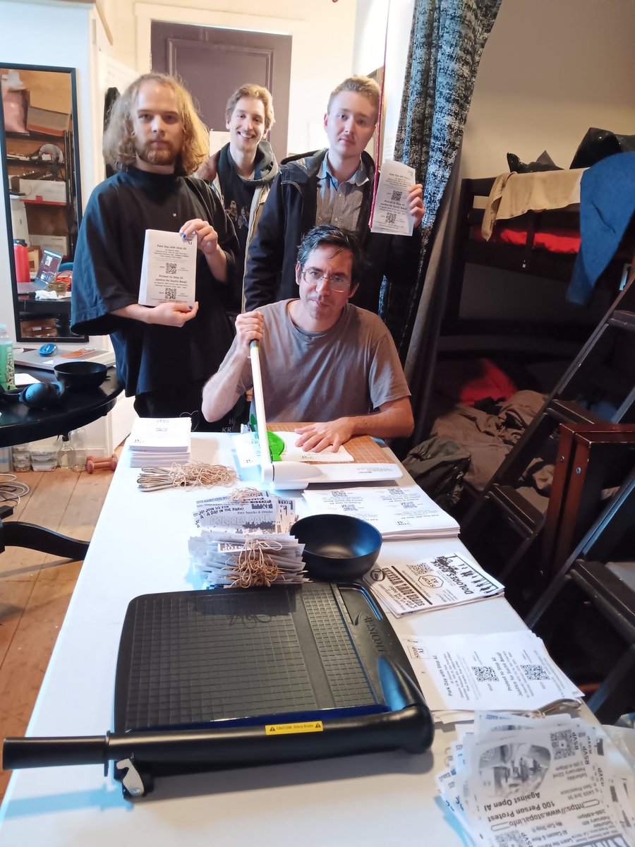 StopAI_Info's tweet image. Flyer every day #stopai