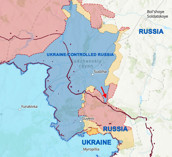 Russia: Ukrainian Armed Forces launched a surprise offensive operation to the southeast of Sudzha in Kursk region, quickly advancing around 5km.
Panic in Russia - they say large Ukrainian formations are massing in Sudzha.