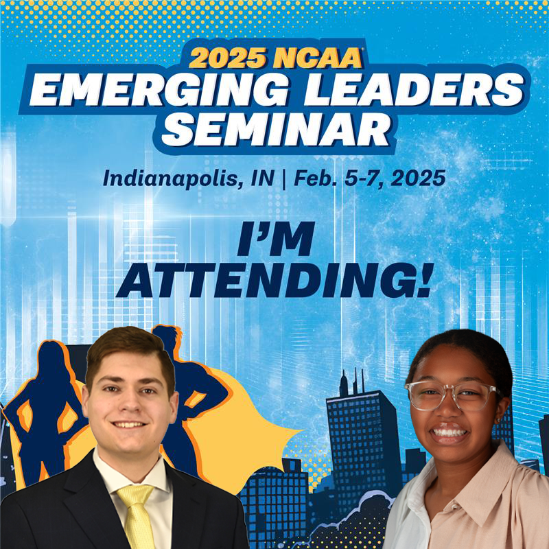 Congratulations to our own Sport Administration Graduate Students Nathan Ulbrich with Facilities and Operations, and Jasmine Jeffries with Student-Athlete Development on their attendance at the 2025 <a href="/NCAA/">NCAA</a> Emerging Leaders Seminar! 👏

#GoFlashes⚡️