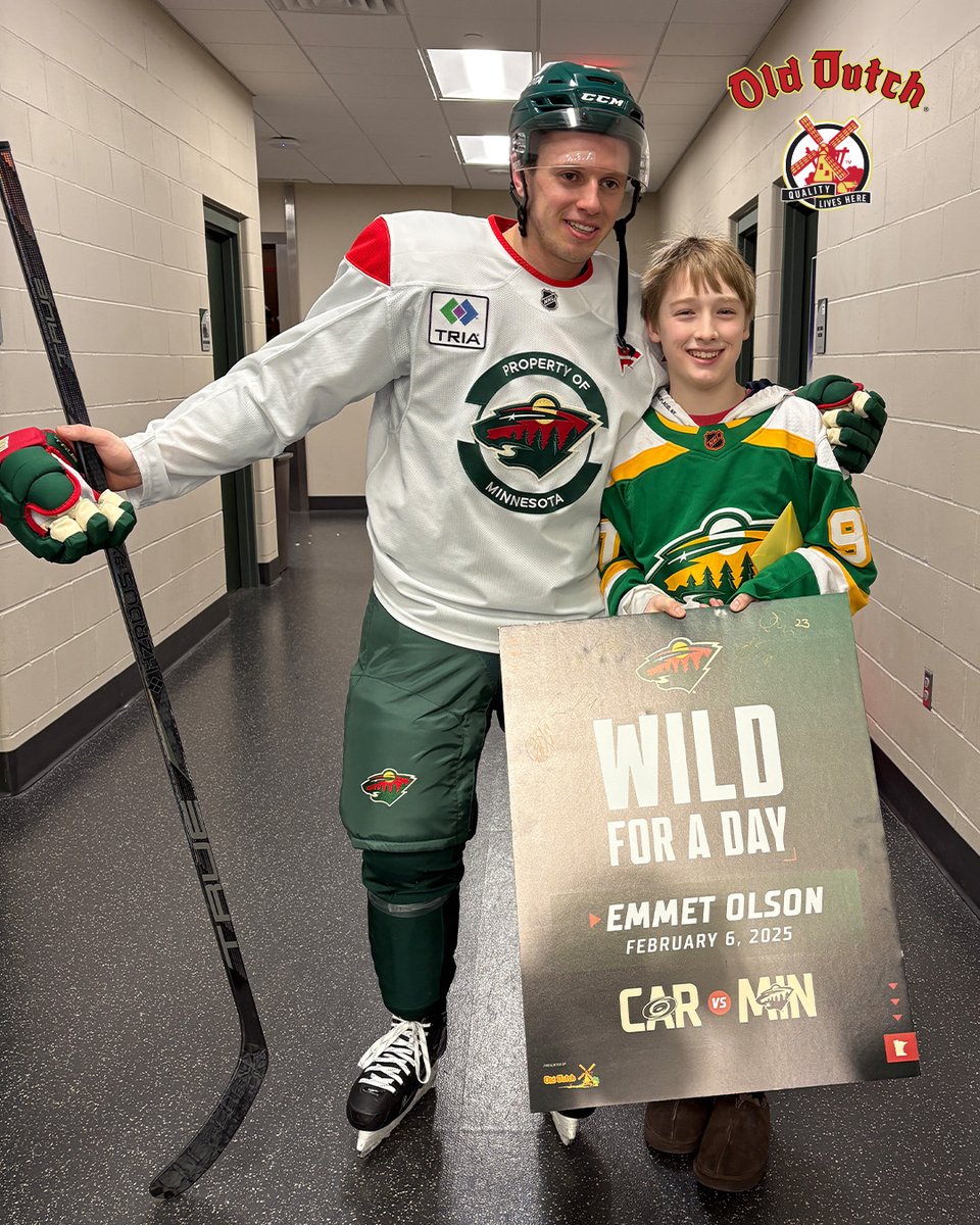 We had the pleasure of hosting Emmet as Wild for a Day! 

So glad you could join us 💚 

#mnwild x <a href="/OldDutchFoodsUS/">OldDutchFoods</a>