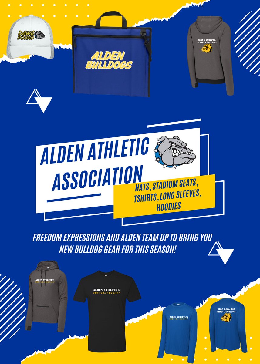 athlassociation's tweet image. 🚨Who loves new Bulldog apparel?! We know we do! 😊
Get yours today! 🐾
🔗 link below ⬇️
shop.freedomexpressions.net/aldenathletica…