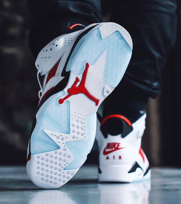 carmine 6s 2021 on feet