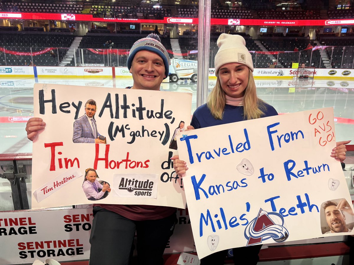 👋 <a href="/Avalanche/">Colorado Avalanche</a> <a href="/ConorMcGahey/">Conor McGahey</a> <a href="/AltitudeTV/">AltitudeTV</a> <a href="/AltitudeSR/">92.5 FM - Denver's Altitude Sports Radio</a> <a href="/kylekeefetv/">Kyle Keefe 🎤</a> <a href="/RadioMoser/">Marc Moser TV</a>