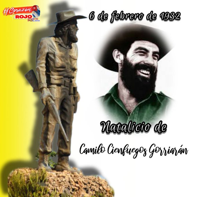 En el pueblo hay muchos Camilo y en el pueblo hay muchos Che, nosotros tenemos que luchar y tratar de que cada compatriota sea un Camilo.  #CubaPorLaVida #CamiloVive 
<a href="/cubacooperaven/">Brigada Médica Cubana en Venezuela</a>
 <a href="/MINSAPCuba/">Ministerio de Salud Pública de Cuba</a>
 <a href="/japortalmiranda/">José Angel Portal Miranda</a>
<a href="/CubacooperaveG/">Brigada Médica Cubana en el Estado Guárico.</a> @CubCooperaVeGua