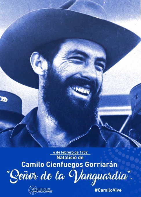 En el pueblo hay muchos Camilo y en el pueblo hay muchos Che, nosotros tenemos que luchar y tratar de que cada compatriota sea un Camilo.  #CubaPorLaVida #CamiloVive 
<a href="/cubacooperaven/">Brigada Médica Cubana en Venezuela</a>
 <a href="/MINSAPCuba/">Ministerio de Salud Pública de Cuba</a>
 <a href="/japortalmiranda/">José Angel Portal Miranda</a>
<a href="/CubacooperaveG/">Brigada Médica Cubana en el Estado Guárico.</a> @CubCooperaVeGua