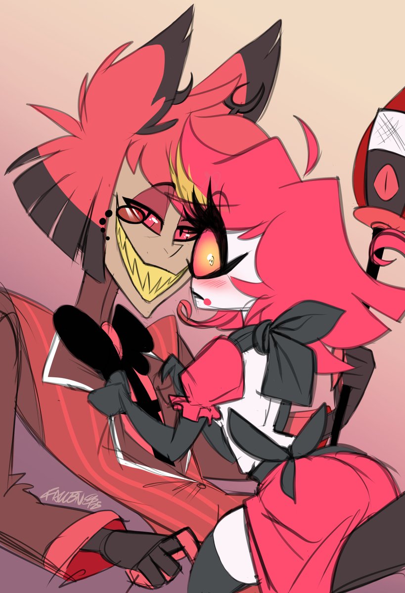 I'm guilty of enjoying RadioMaid.

#radiomaid #HazbinHotelFanart #AlastorxNiffty #alastor #HazbinHotelAlastor #HazbinHotelNiffty