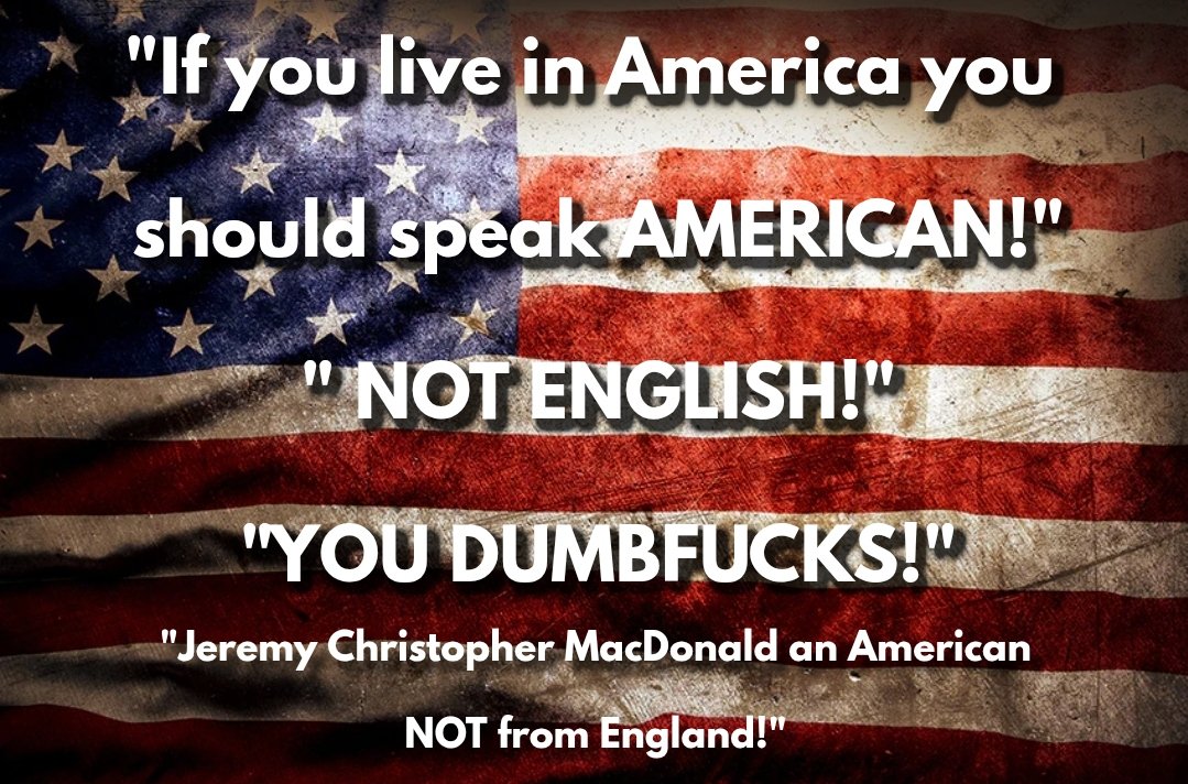 I thought we're NOT trying to be affiliated with the crown! I shall speak American forevermore, NOT English!