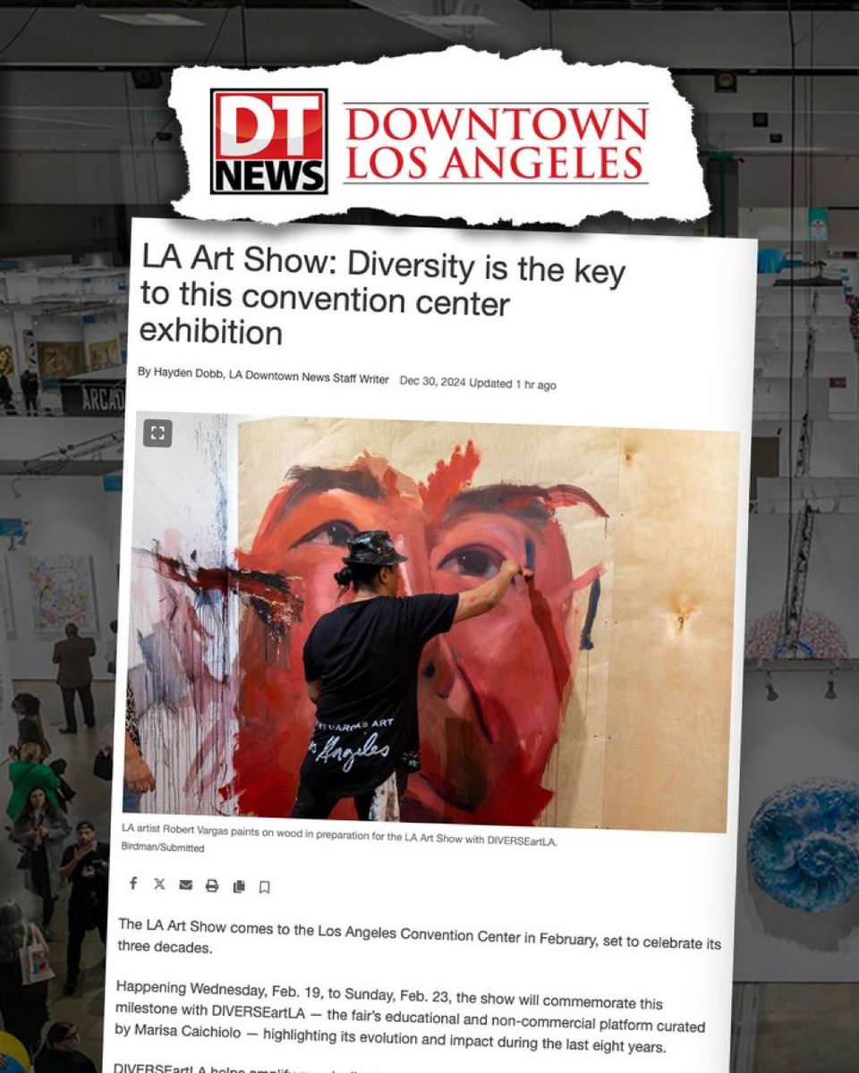 ArTallks's tweet photo. Next Week ! The 🖼️ @LAArtShow
Featured in @latimes: #LAArtShow returns for 30th year, Feb 19-23, 2025 at LA Convention Center. LA's largest and longest-running art fair welcomes global artists, galleries & collectors. Learn more: https://t.co/MSkTGfxvb6
Free For Firefighters https://t.co/jQoH7wjEYm