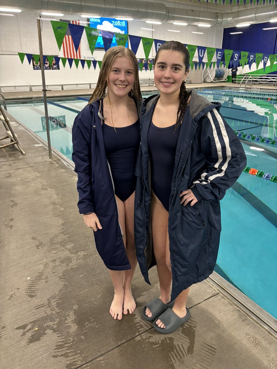 LNEagleSwimDive's tweet photo. Here are your District Qualifiers in diving! Congratulations, Emily &amp; Sophie! PR’s too! 🦅🫶🏼 https://t.co/nar8V0ZrX7