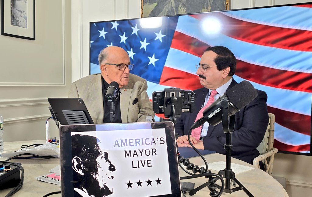 "The Mullahs are the head of the snake when it comes to war and terror."

-<a href="/A_Jafarzadeh/">Alireza Jafarzadeh</a>, Deputy Director of the National Council of Resistance of Iran -- U.S. Office. (<a href="/NCRIUS/">NCRI-U.S. Rep Office</a>).

 🇺🇸 America's Mayor Live! 🇺🇸 with Mayor <a href="/RudyGiuliani/">Rudy W. Giuliani</a>!