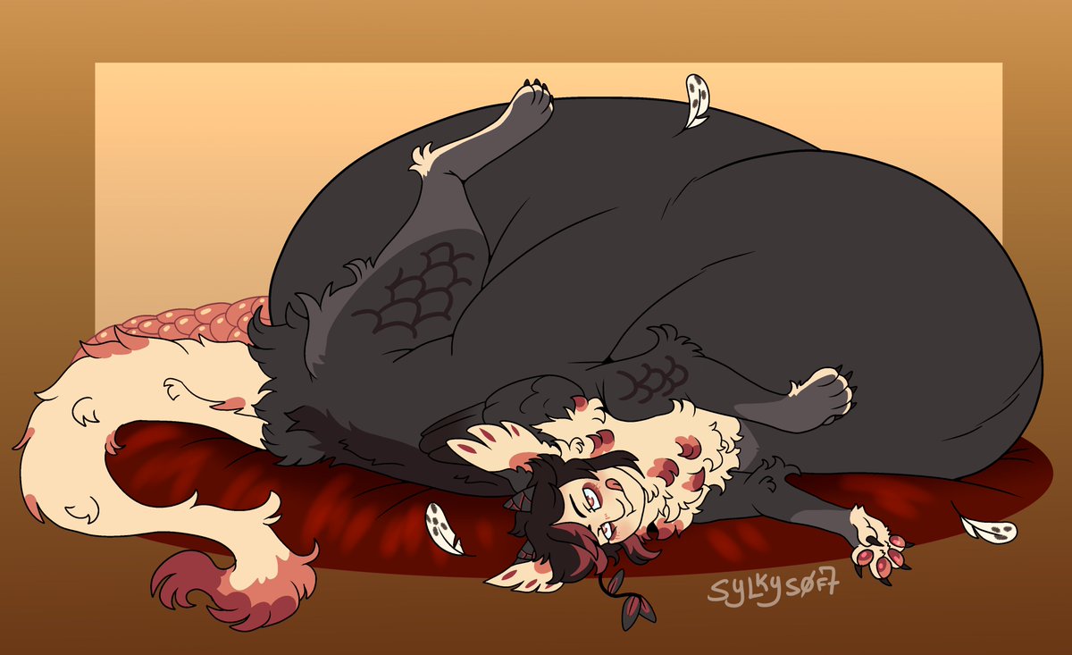 A satiated sphynx for @/cannibaiiistic !!

They look quite cozy... Maybe you should get closer? or, maybe not... They still look quite hungry-!