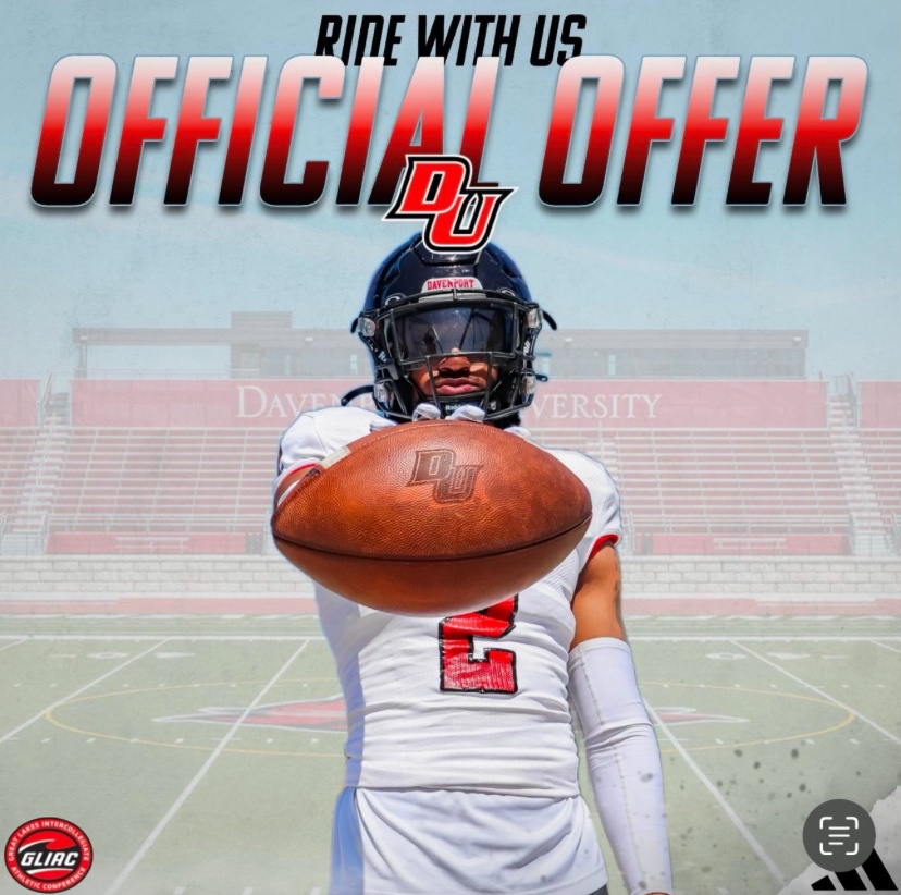 Blessed to have received an Offer from Davenport University 🙏🏾
<a href="/AdrianMcEwen/">AJ McEwen</a> <a href="/DU_Football/">Davenport Football</a>