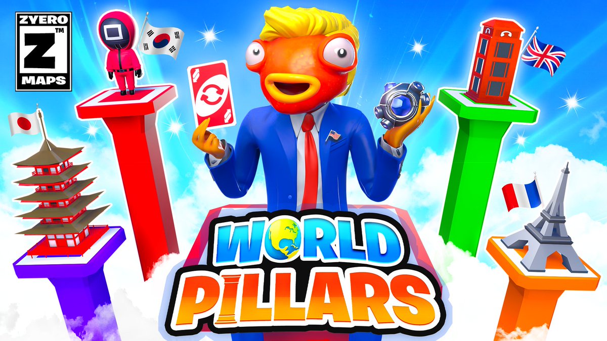 World Pillars
0257-1642-8823

- Play with your favorite country, and grind for better cosmetic items!
- Custom items: Reverse Card, Knockback pistol and more coming soon!
- New item every 4 seconds!
- Featuring props from places all around the globe!

Find Bugs? DM me :)