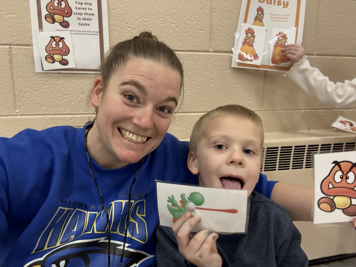 LeahWPE's tweet photo. If you build it they will come! Mario Kart night at Highland Acres!! Thank you @umary s’ hosting! @BismarckSchools @NDSHAPE #learnbps @DrJoeDeutsch @sheezyp1 https://t.co/aOac0FZ3sq