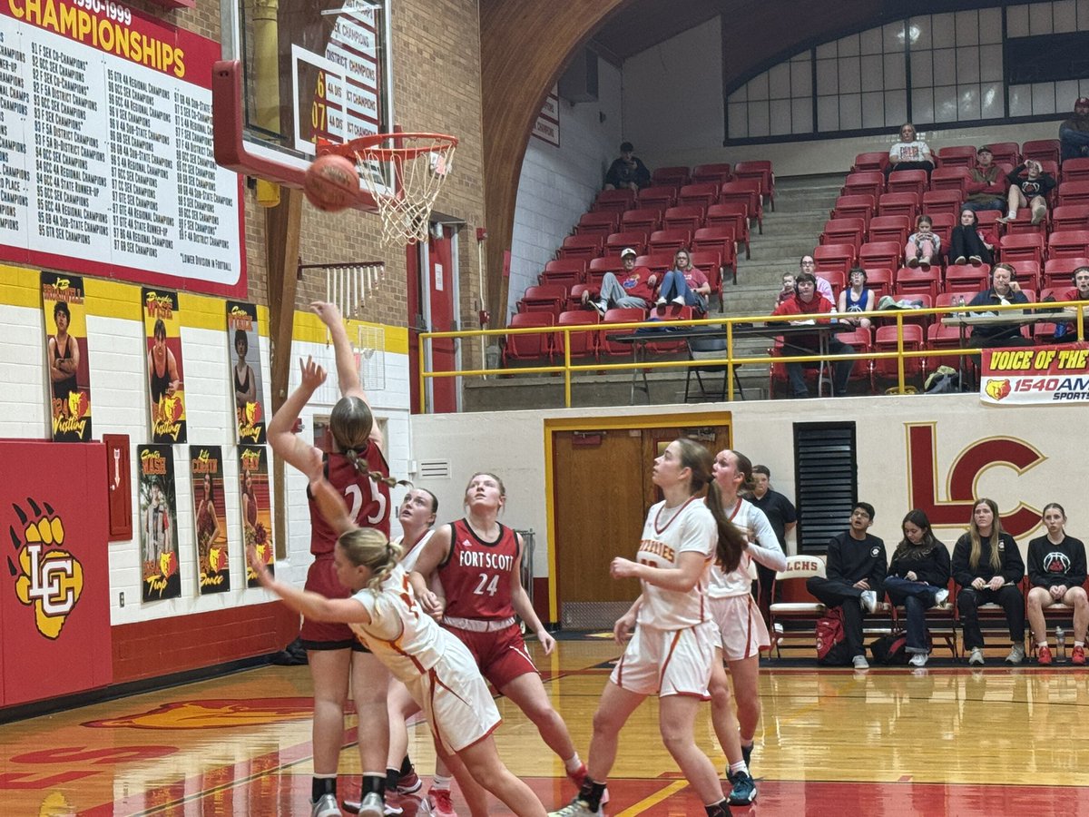 Final score of girls game: Fort Scott 53, Labette County 44. Lady Tigers with the big road win! They are back at it tomorrow at home vs Parsons