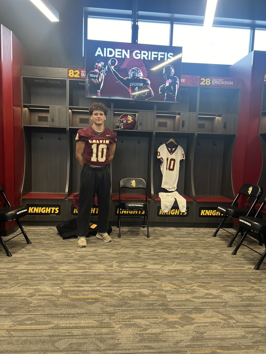 Aiden Griffis (@aiden_griffis) on Twitter photo I’m beyond grateful to God, my coaches, and my family for their support and belief in me. Excited to announce my commitment to Calvin University! <a href="/CoachWagner31/">Coach Wagner</a> <a href="/TCWestTitanFB/">Traverse City West Titan Football</a> <a href="/janthony78/">Joe Esper</a> <a href="/TCWSHTitans/">Traverse City West Senior High School</a> <a href="/CoachTrentFigg/">Trent Figg</a> <a href="/CoachLBell/">Lamar Bell</a> <a href="/CoachGarde/">Coach Austin Garde</a> <a href="/CalvinKnightsFB/">Calvin Knights Football</a> I’m beyond grateful to God, my coaches, and my family for their support and belief in me. Excited to announce my commitment to Calvin University! <a href="/CoachWagner31/">Coach Wagner</a> <a href="/TCWestTitanFB/">Traverse City West Titan Football</a> <a href="/janthony78/">Joe Esper</a> <a href="/TCWSHTitans/">Traverse City West Senior High School</a> <a href="/CoachTrentFigg/">Trent Figg</a> <a href="/CoachLBell/">Lamar Bell</a> <a href="/CoachGarde/">Coach Austin Garde</a> <a href="/CalvinKnightsFB/">Calvin Knights Football</a>