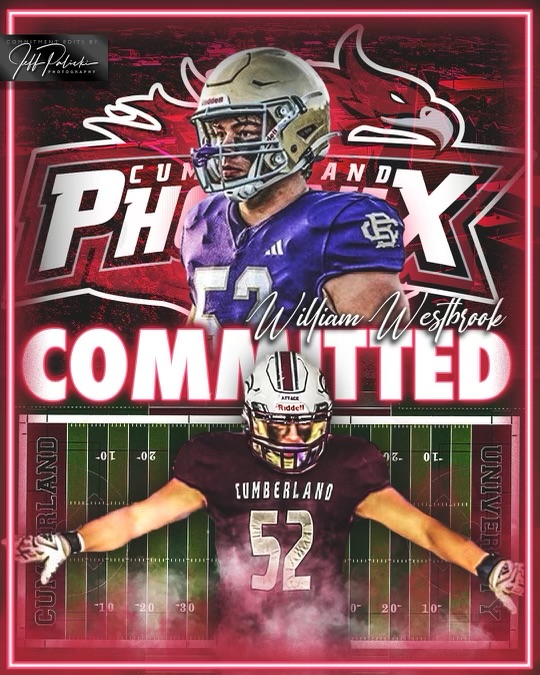 William Westbrook (@willwwstbrook) on Twitter photo I am very #Blessed to announce my 100% Commitment to <a href="/CumberlandFB/">Cumberland University Football</a>, Thank You <a href="/TimMathisCU/">Tim Mathis</a> <a href="/CoachSHenry16/">Shawn Henry</a> <a href="/coachjdowning62/">John Downing</a> for to opportunity to join the family! #letsgetit <a href="/CBHS_Football/">CBHS Football</a> <a href="/ThomasMcDaniel4/">Thomas McDaniel</a> <a href="/CoachCrawfordFB/">Ron Crawford</a> @coach_bigk <a href="/CBHSwrestling/">CBHS Wrestling</a> @NE_Ok_HS_Sports I am very #Blessed to announce my 100% Commitment to <a href="/CumberlandFB/">Cumberland University Football</a>, Thank You <a href="/TimMathisCU/">Tim Mathis</a> <a href="/CoachSHenry16/">Shawn Henry</a> <a href="/coachjdowning62/">John Downing</a> for to opportunity to join the family! #letsgetit <a href="/CBHS_Football/">CBHS Football</a> <a href="/ThomasMcDaniel4/">Thomas McDaniel</a> <a href="/CoachCrawfordFB/">Ron Crawford</a> @coach_bigk <a href="/CBHSwrestling/">CBHS Wrestling</a> @NE_Ok_HS_Sports