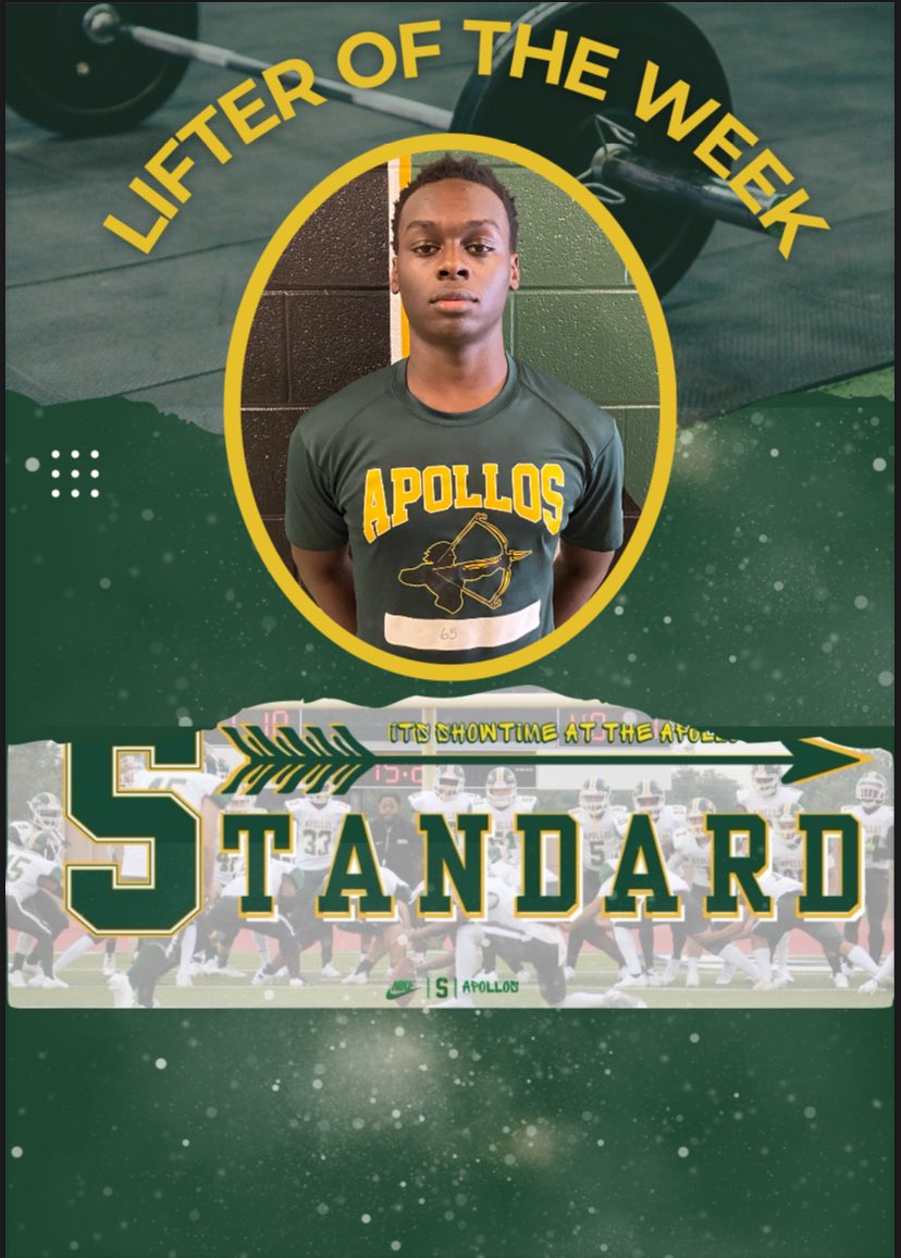Coach Tee Perro (@treperro) on Twitter photo Congratulations to <a href="/rafael_imani/">Rafael Imani</a>.
Uphold THE Standard.
Appreciate your hard work and dedication to the weight room, Young Warrior. ๐ฐโ๏ธ
#EmbraceTheGrind
#ShowtimeAtTheApollo
#Eat
<a href="/SharpstownFB/">Houston Sharpstown Football</a> <a href="/SharpstownWrest/">Houston Sharpstown Wrestling</a>
<a href="/E_Westbrooks20/">Coach Westbrooks</a> <a href="/CoachPerro/">๐๐ฎ๐ฃ๐ฉ๐ค๐ฃ ๐๐๐ง๐ง๐ค ๐๐ง., ๐.๐๐</a> Congratulations to <a href="/rafael_imani/">Rafael Imani</a>.
Uphold THE Standard.
Appreciate your hard work and dedication to the weight room, Young Warrior. ๐ฐโ๏ธ
#EmbraceTheGrind
#ShowtimeAtTheApollo
#Eat
<a href="/SharpstownFB/">Houston Sharpstown Football</a> <a href="/SharpstownWrest/">Houston Sharpstown Wrestling</a>
<a href="/E_Westbrooks20/">Coach Westbrooks</a> <a href="/CoachPerro/">๐๐ฎ๐ฃ๐ฉ๐ค๐ฃ ๐๐๐ง๐ง๐ค ๐๐ง., ๐.๐๐</a>