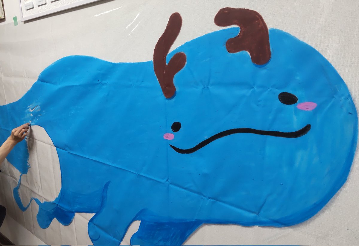 巨大ガタカミちゃんが福島潟に
出没しま〜す！
#みずとつちの芸術祭2025〜福島潟〜冬
#松島菜月ガラスアート