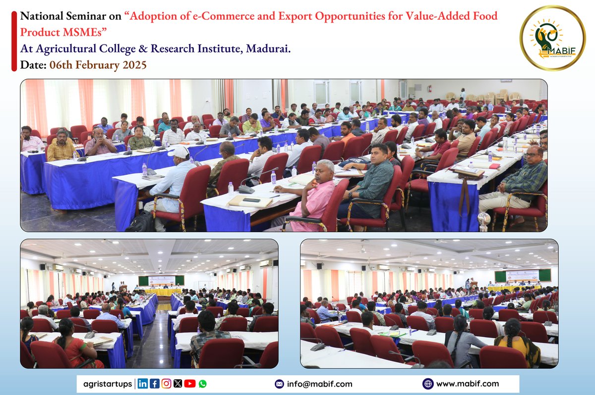 HelpMadurai's tweet image. Grateful to MSME &amp;amp; NABARD MABIF for an insightful session on export business! Thanks to all key organizers. Excited for more in-depth sessions ahead! 

#ExportBusiness #ExportHelpCenter #Nabard #MABIF #NABARDMABIF