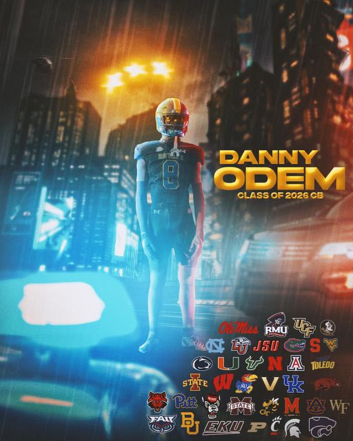 Danny Odem (@dannyodem3) on Twitter photo Putting on for my City🫡
#lessthenayear!
<a href="/1NEStep_SP/">Dorian Jones 1SSP</a> <a href="/Coach_JGill/">Jacob Gill</a> <a href="/Diondraecampbe2/">Coach Campbell East Ridge Knights Football</a>
<a href="/Royals__FB/">The First Academy Football</a> <a href="/JeffConawayTFA/">Jeff Conaway</a> <a href="/CoachBroomfield/">Corey Broomfield</a> <a href="/ChrisR_Bryant/">Chris Bryant</a> <a href="/chadmavety55/">Coach Chad Mavety</a> <a href="/cmitchell2284/">Coach Chris Mitchell</a>
<a href="/MoffettMan9/">Steven Moffett</a> <a href="/kenmoyer52/">Ken Moyer’s Sports Page</a>
<a href="/Excelspeed12/">Lo Wood</a> <a href="/CoachWheelz/">Kevin Wheeler Jr.</a>
<a href="/MohrRecruiting/">Brian Mohr</a> <a href="/Rivals/">Rivals</a> <a href="/kenmoyer52/">Ken Moyer’s Sports Page</a> <a href="/247Sports/">247Sports</a> Putting on for my City🫡
#lessthenayear!
<a href="/1NEStep_SP/">Dorian Jones 1SSP</a> <a href="/Coach_JGill/">Jacob Gill</a> <a href="/Diondraecampbe2/">Coach Campbell East Ridge Knights Football</a>
<a href="/Royals__FB/">The First Academy Football</a> <a href="/JeffConawayTFA/">Jeff Conaway</a> <a href="/CoachBroomfield/">Corey Broomfield</a> <a href="/ChrisR_Bryant/">Chris Bryant</a> <a href="/chadmavety55/">Coach Chad Mavety</a> <a href="/cmitchell2284/">Coach Chris Mitchell</a>
<a href="/MoffettMan9/">Steven Moffett</a> <a href="/kenmoyer52/">Ken Moyer’s Sports Page</a>
<a href="/Excelspeed12/">Lo Wood</a> <a href="/CoachWheelz/">Kevin Wheeler Jr.</a>
<a href="/MohrRecruiting/">Brian Mohr</a> <a href="/Rivals/">Rivals</a> <a href="/kenmoyer52/">Ken Moyer’s Sports Page</a> <a href="/247Sports/">247Sports</a>