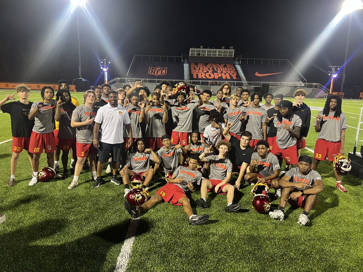 coach_ty12's tweet photo. Let me tell you how proud I am of these young men! Nike invited us to participate in their Super Bowl 11-ON tournament on today. A once-in-a-lifetime opportunity! Only 8 of Louisiana HS was chosen! 

Our boys finished out second place! We have work to do but I saw positives! https://t.co/r5JliWW97M