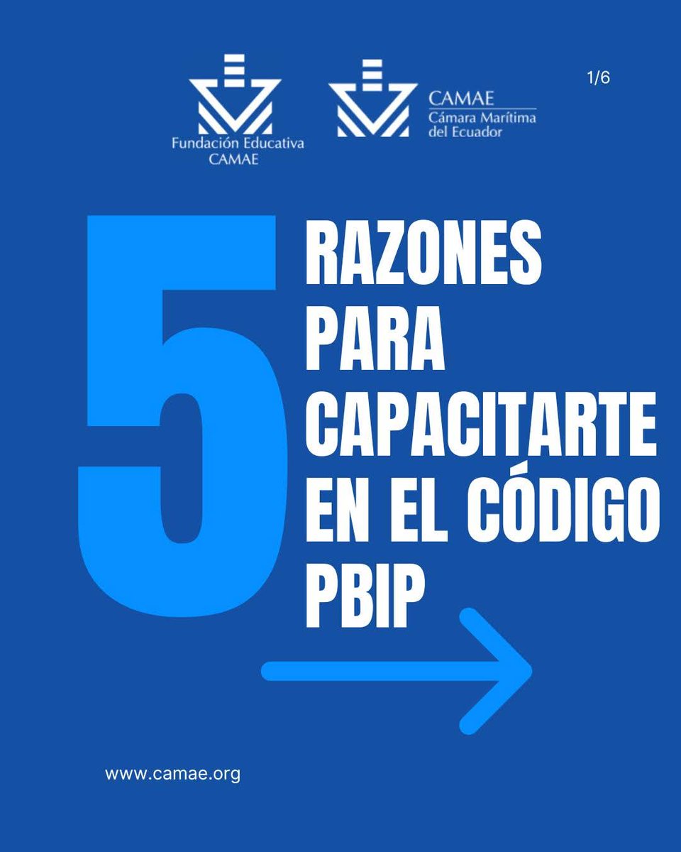 CamaraMaritimaE's tweet image. ⚓ ¡5 razones para capacitarte en el Código PBIP!

 🌊 Desliza y prepárate para ser un experto.

 #SeguridadPortuaria #CódigoPBIP