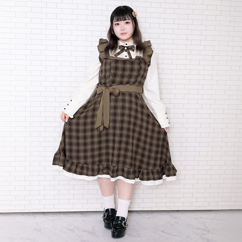 xxtaberunoskyxx's tweet photo. #大きいサイズ　激売れワンピ🍫
♡バレンタイン目前♡
3～5Lサイズさん向け
チョコレィトワンピース❣

ブラウンカラーのチェック柄もフリルも全部かわいい♡
着丈も長めで嬉しい1枚♡

￥7,700 (税込)
直近で11人がこの商品を購入しました♡
https://t.co/hkoSzxdJcx https://t.co/70OOh0EJxO