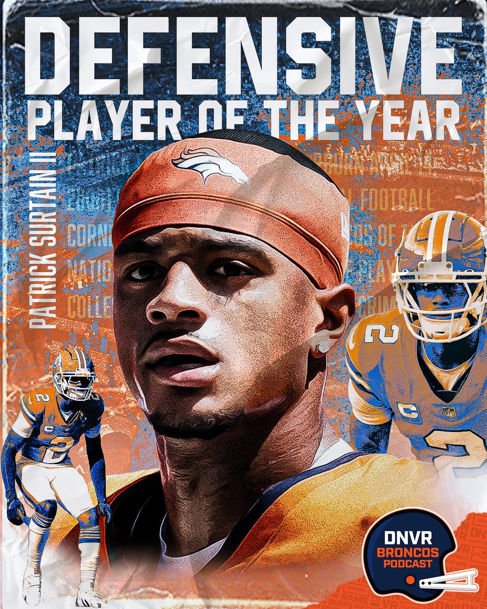 THE BEST DEFENDER IN THE NFL

Pat Surtain ll has been named Defensive Player of the Year 🔥