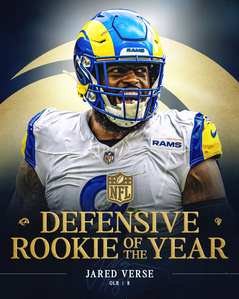 NO DEB8️⃣TE.

<a href="/JaredVerse1/">Jared Verse</a> is the Defensive Rookie of the Year!