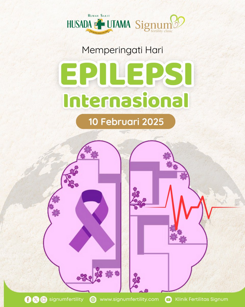signumfertility's tweet image. Hi Sobat SIGNUM..!!

Hari ini, kita memperingati Hari Epilepsi Internasional, sebuah momen penting untuk meningkatkan kesadaran tentang epilepsi dan mendukung mereka yang hidup dengan kondisi ini. 🌍💜

#programhamil #programbayitabung #HariEpilepsiInternasional #Epilepsi