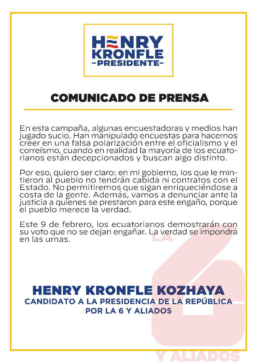 Mensaje a los ecuatorianos 🇪🇨: