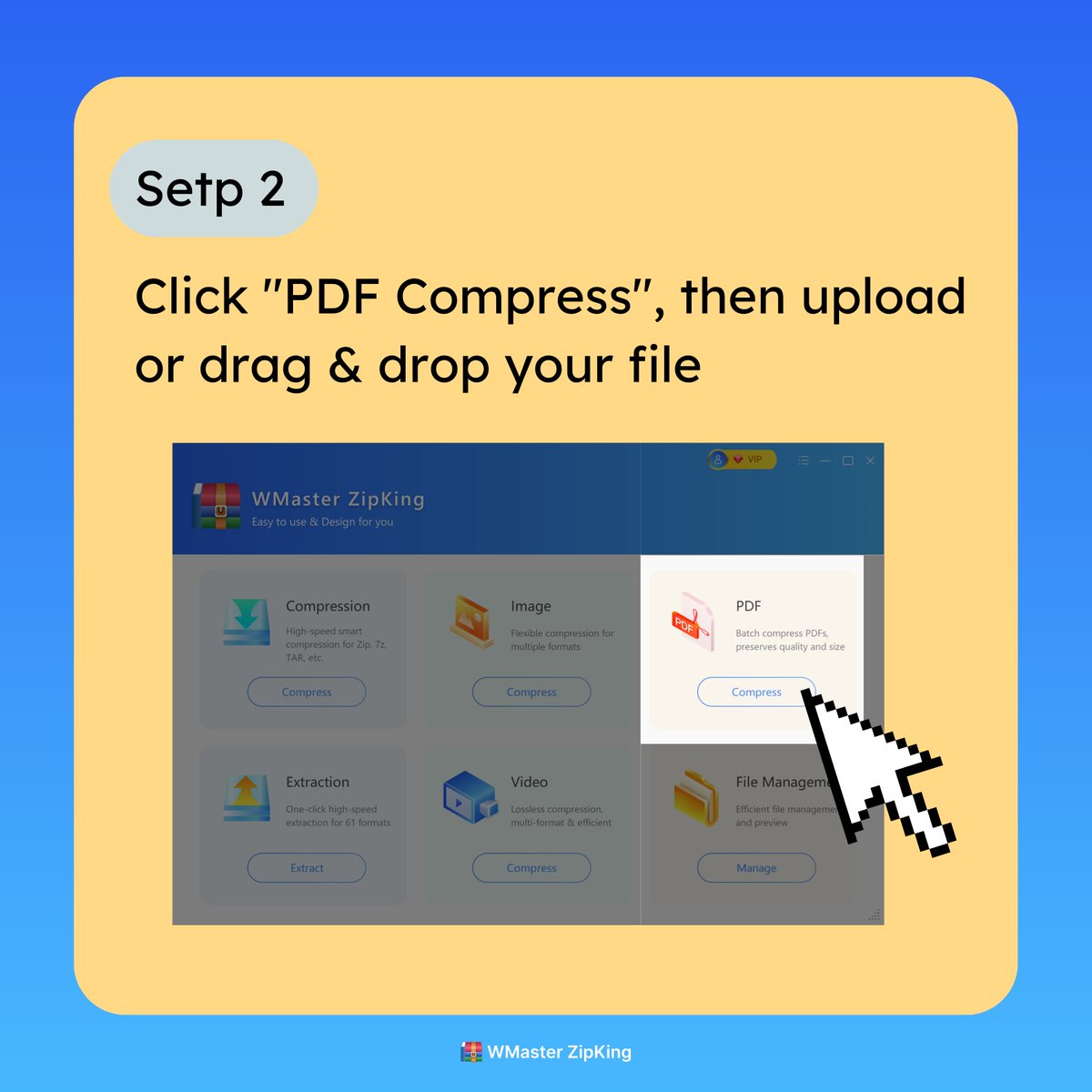 ZipkingOfficial's tweet image. 📄 Compress PDFs for FREE with ZipKing! 🚀

Too large to send? Free up space with one-click PDF compression – fast, easy &amp;amp; no quality loss!

📥 Try it now! 👉 2ly.link/23s8h

#ZipKing #FreePDFCompression #ReduceFileSize #TechTools