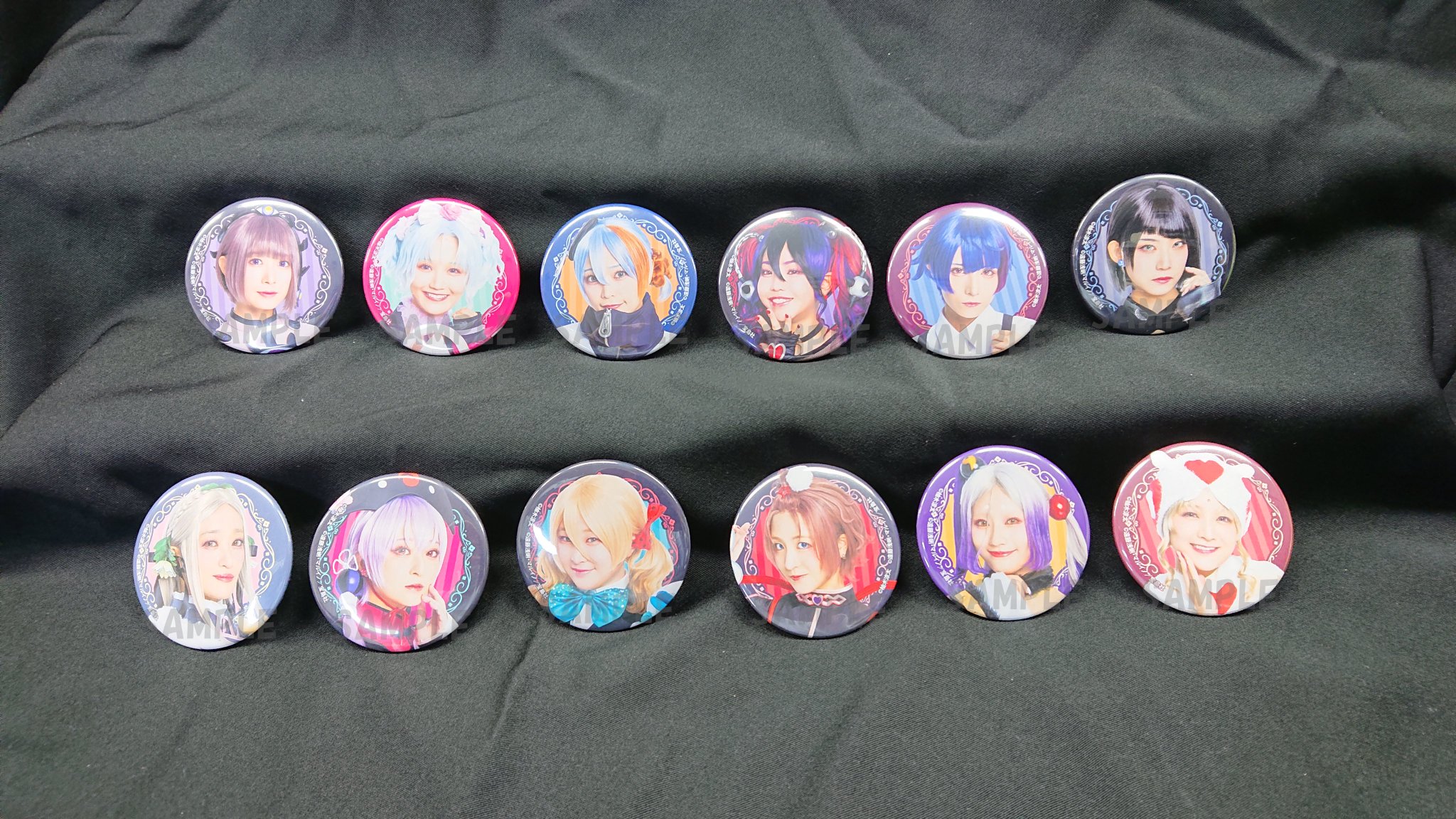 魔法少女育成計画 サイン入缶バッジ