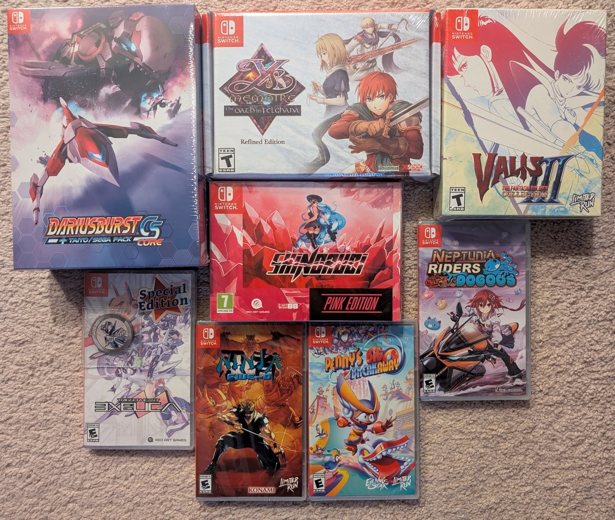 lyteedge's tweet image. Jolly January pick-ups posted in February #SwitchCorps