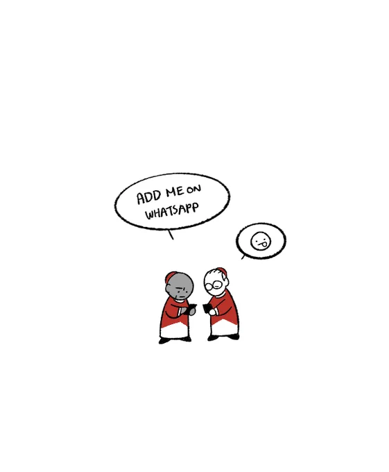 Adeyemi and Tremblay the cry babies of conclave #Conclave 