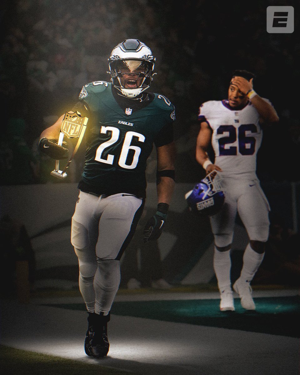 SAQUON'S SPECIAL SEASON 🦅

Saquon Barkley is the 2024 NFL Offensive Player of the Year 👏